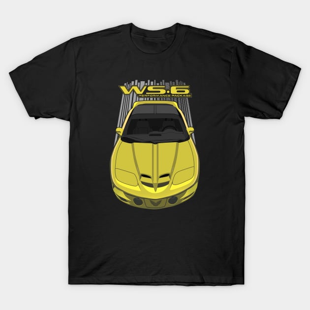 Pontiac Trans Am WS6 4thgen - Yellow T-Shirt by V8social